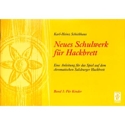 Vorderes Coverbild Neues Schulwerk 1 für Hackbrett