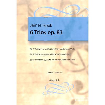 Vorderes Coverbild 6 Trios op. 83 Bd. 1 (Nr. 1-3)