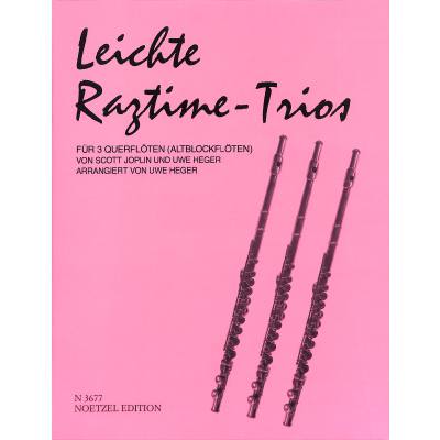 Vorderes Coverbild Leichte Ragtime Trios