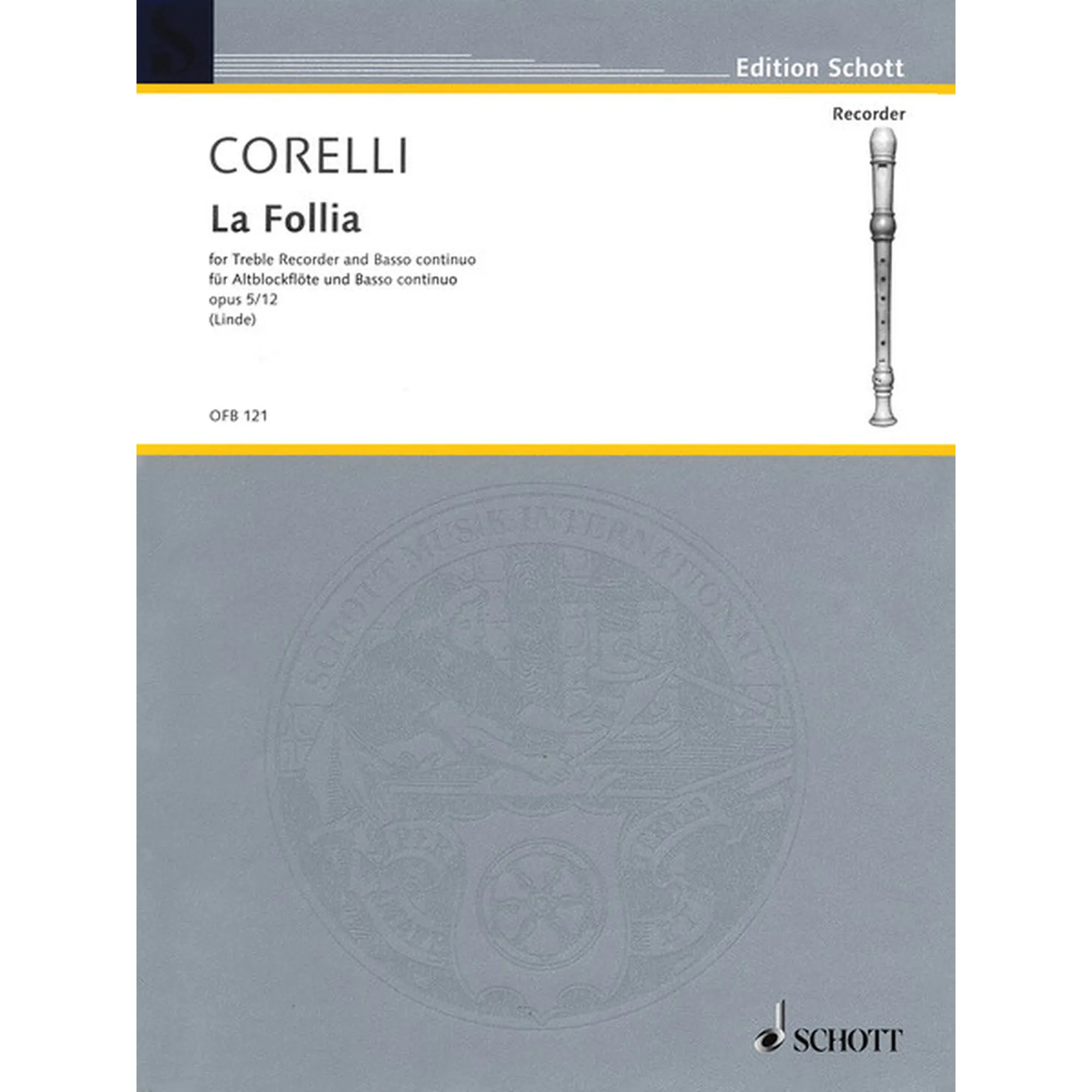 Vorderes Coverbild La Follia g-moll, op. 5/12