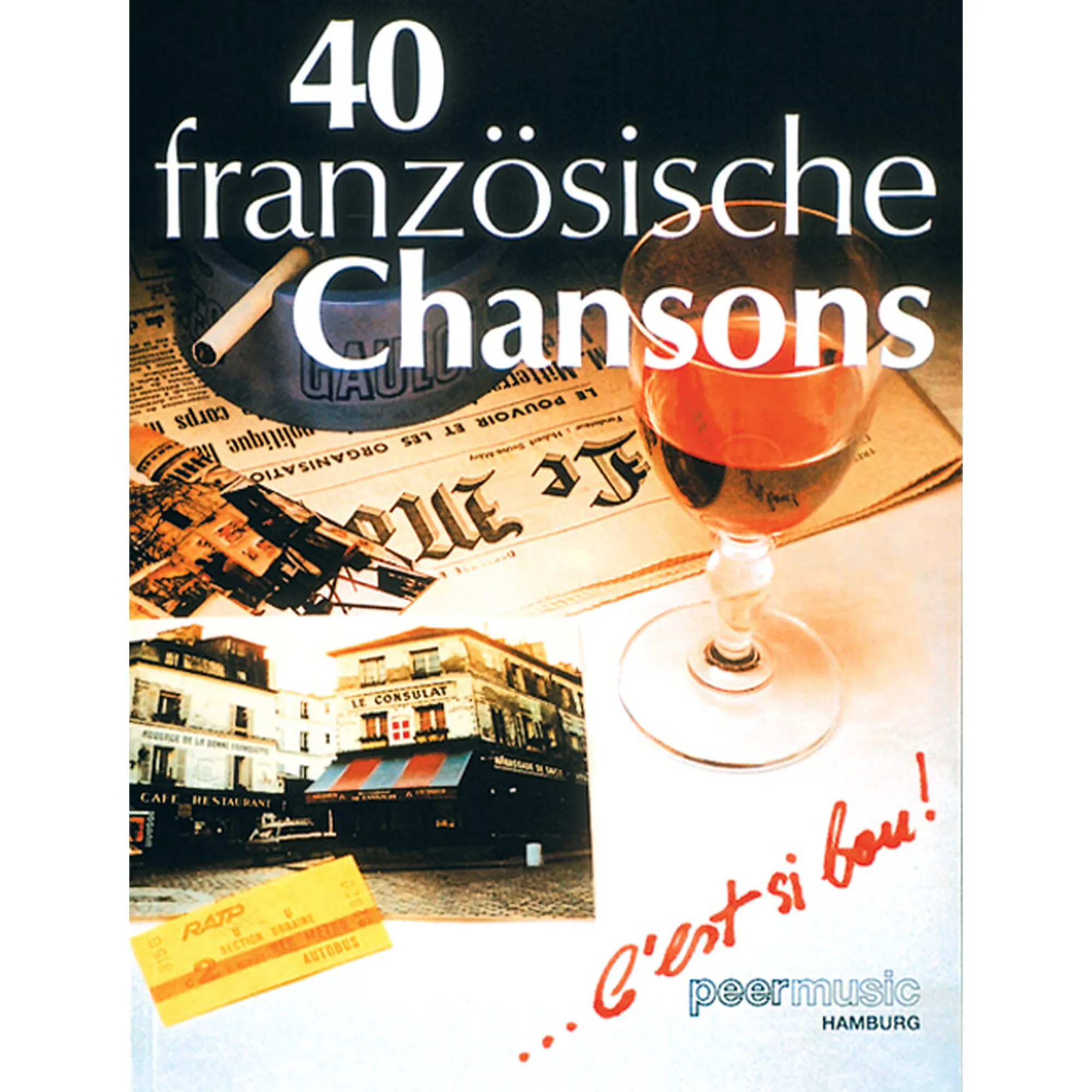 Vorderes Coverbild 40 französische Chansons