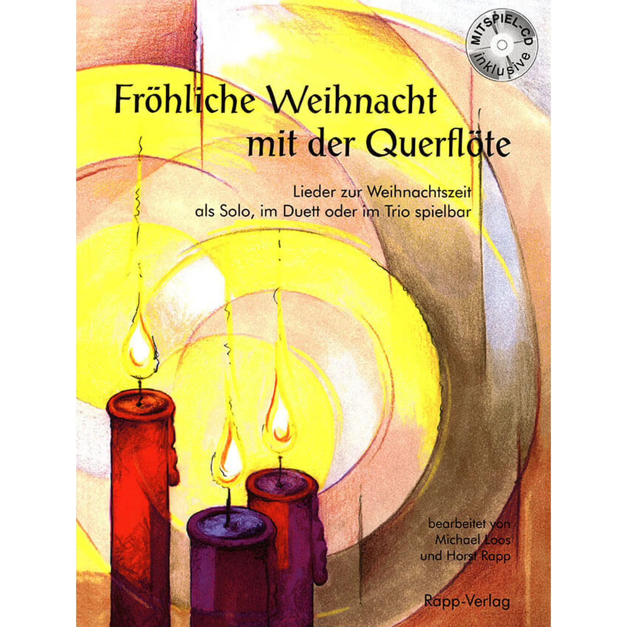 Vorderes Coverbild Fröhliche Weihnacht mit der Querflöte