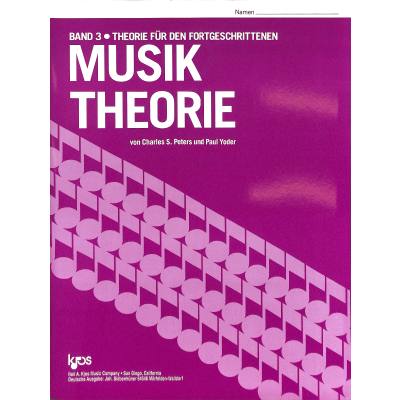 Vorderes Coverbild Musik Theorie Band 3