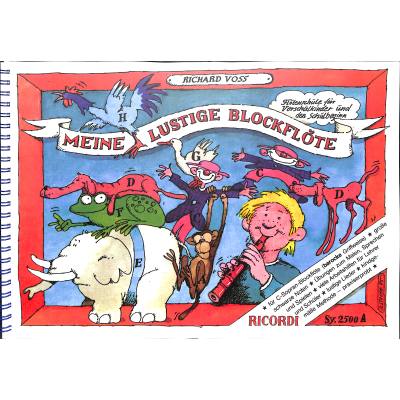Vorderes Coverbild Meine lustige Blockflöte 1 (barock)