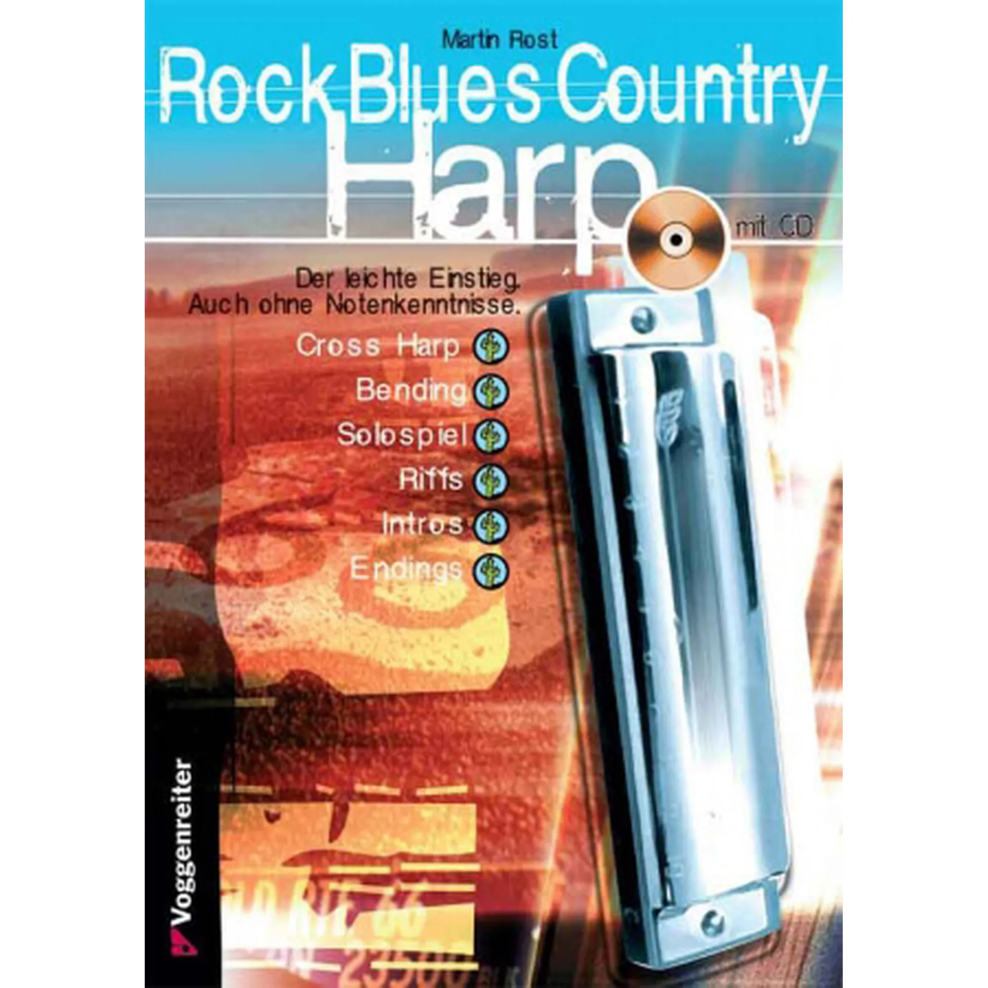 Vorderes Coverbild Rock Blues Country Harp