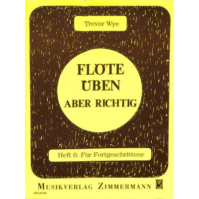 Vorderes Coverbild Flöte üben aber richtig 6 - Für Fortgeschrittene