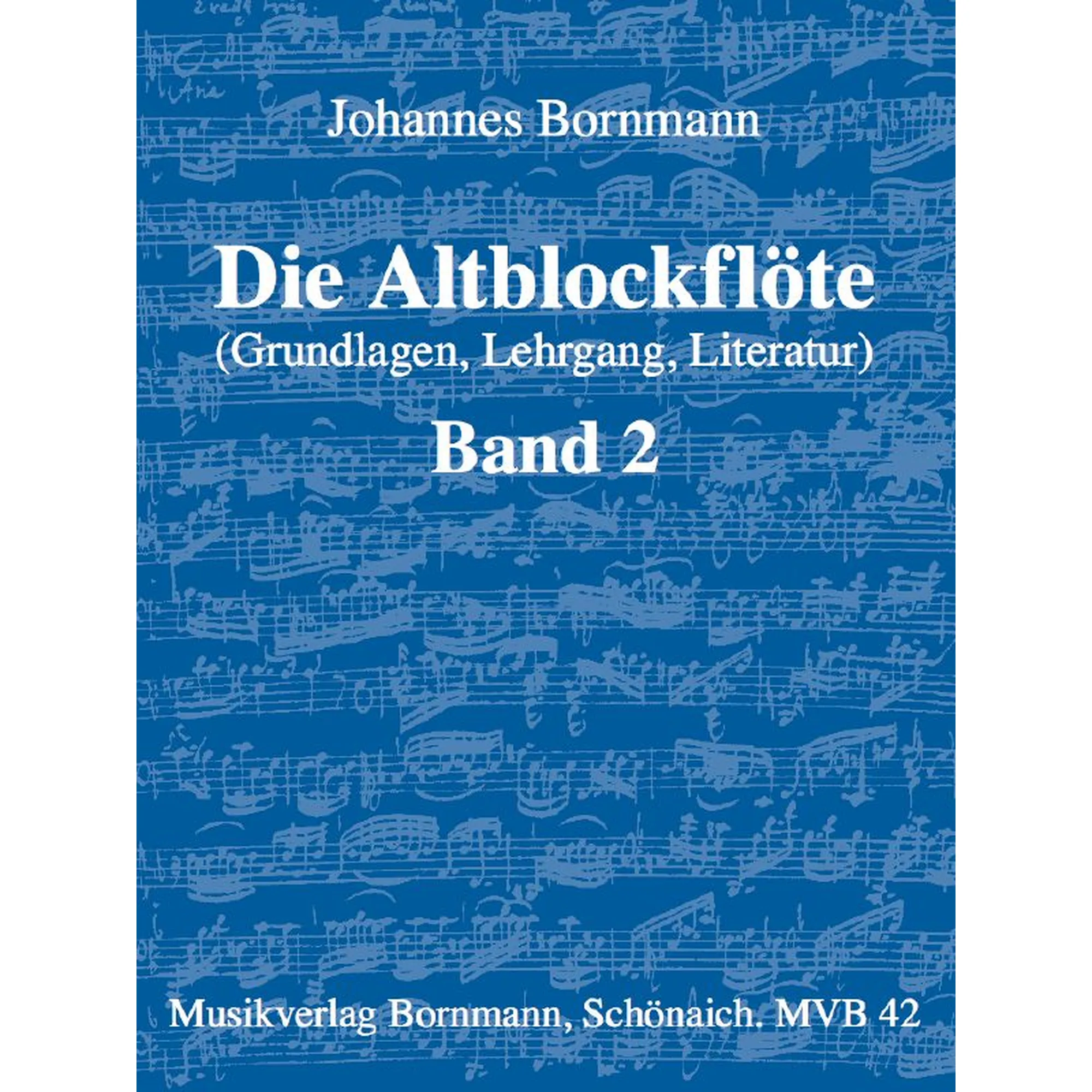 Vorderes Coverbild Die Altblockflöte 2