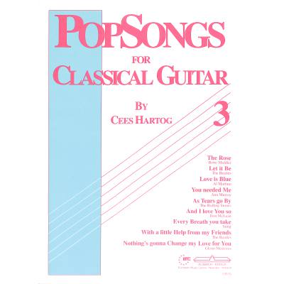 Vorderes Coverbild Pop Songs 3 for Classical Guitar