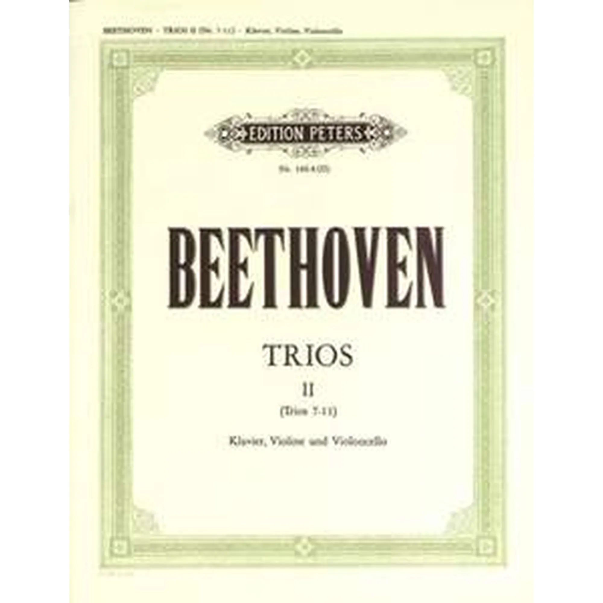 Vorderes Coverbild Klaviertrios 2 (Trio 7-11)