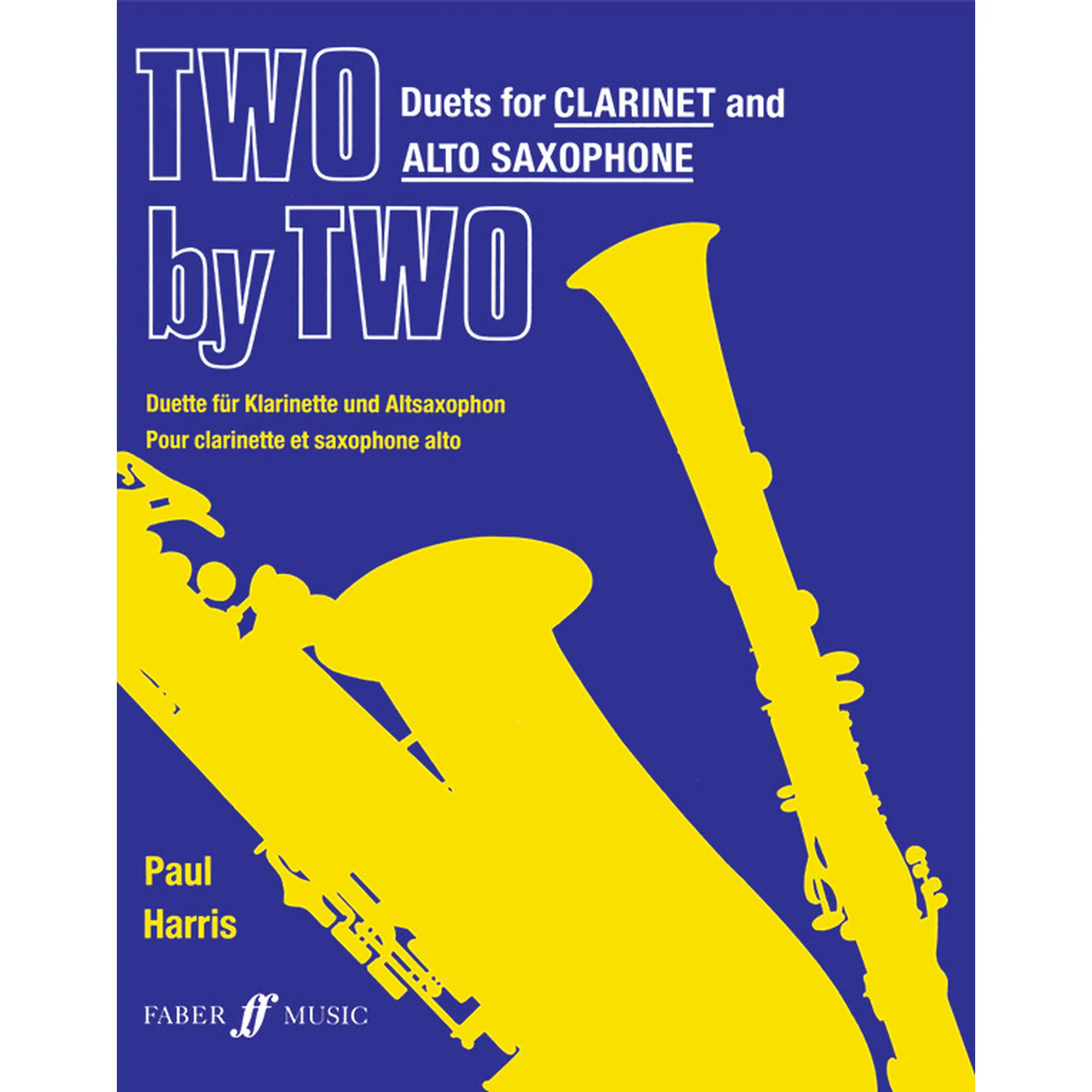 Vorderes Coverbild two by two - Klarinette und Altsax