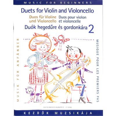 Vorderes Coverbild Duos für Violine und Violoncello für Anfänger 2