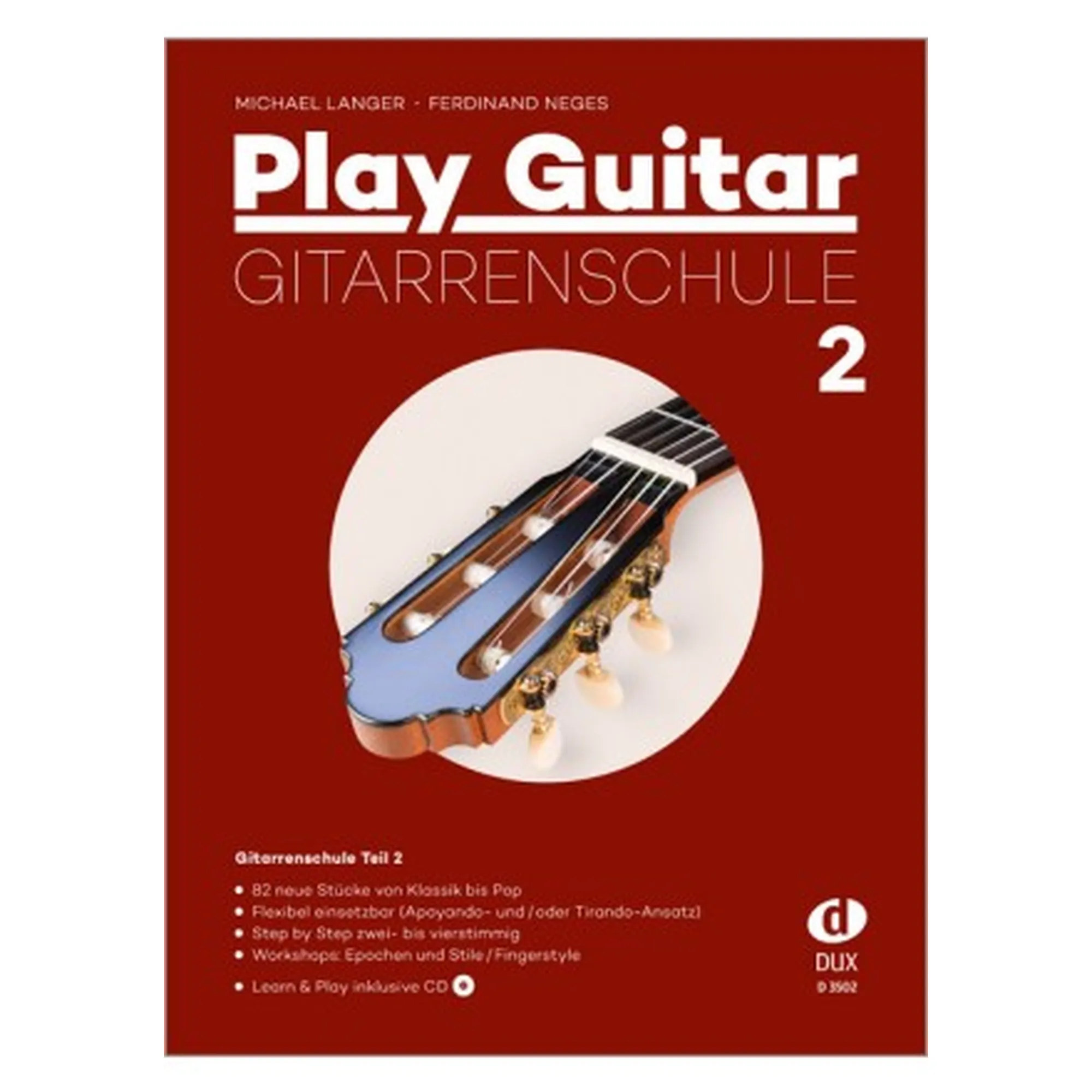 Vorderes Coverbild Play Guitar Gitarrenschule 2