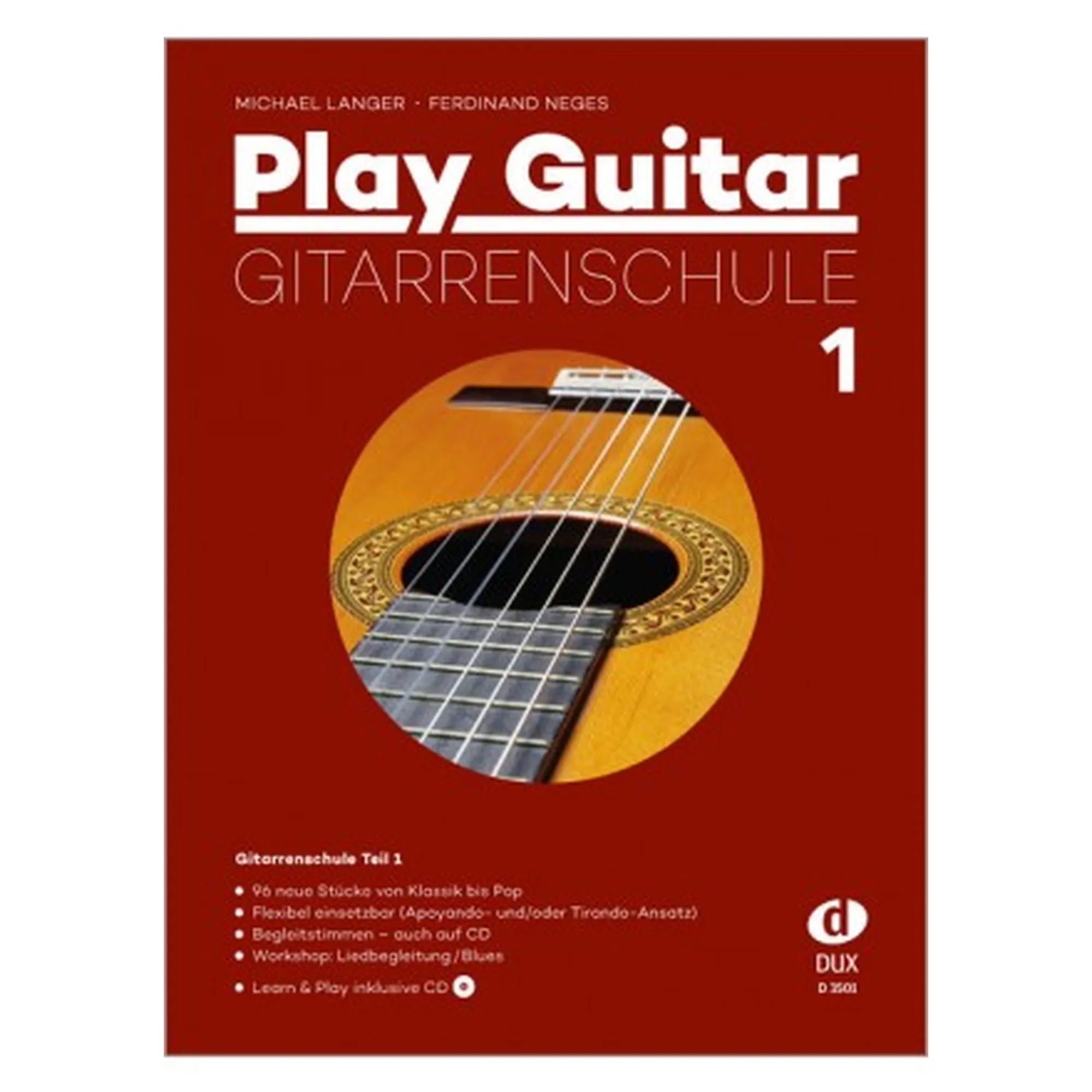 Vorderes Coverbild Play Guitar - Gitarrenschule 1