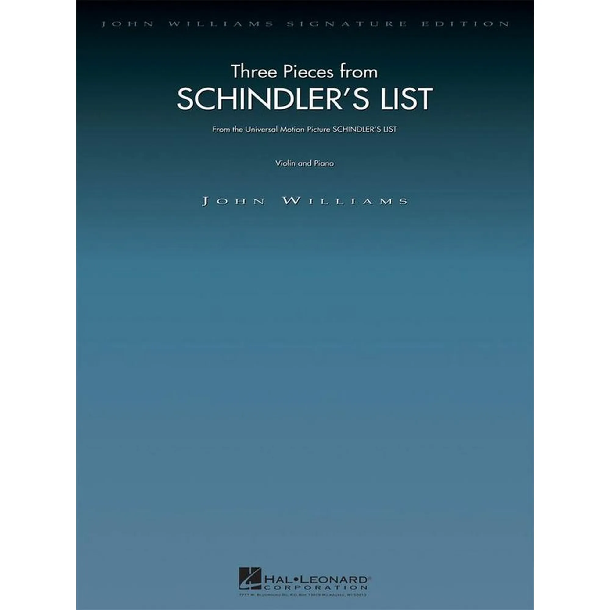 Vorderes Coverbild Three Pieces from Schindler´s List
