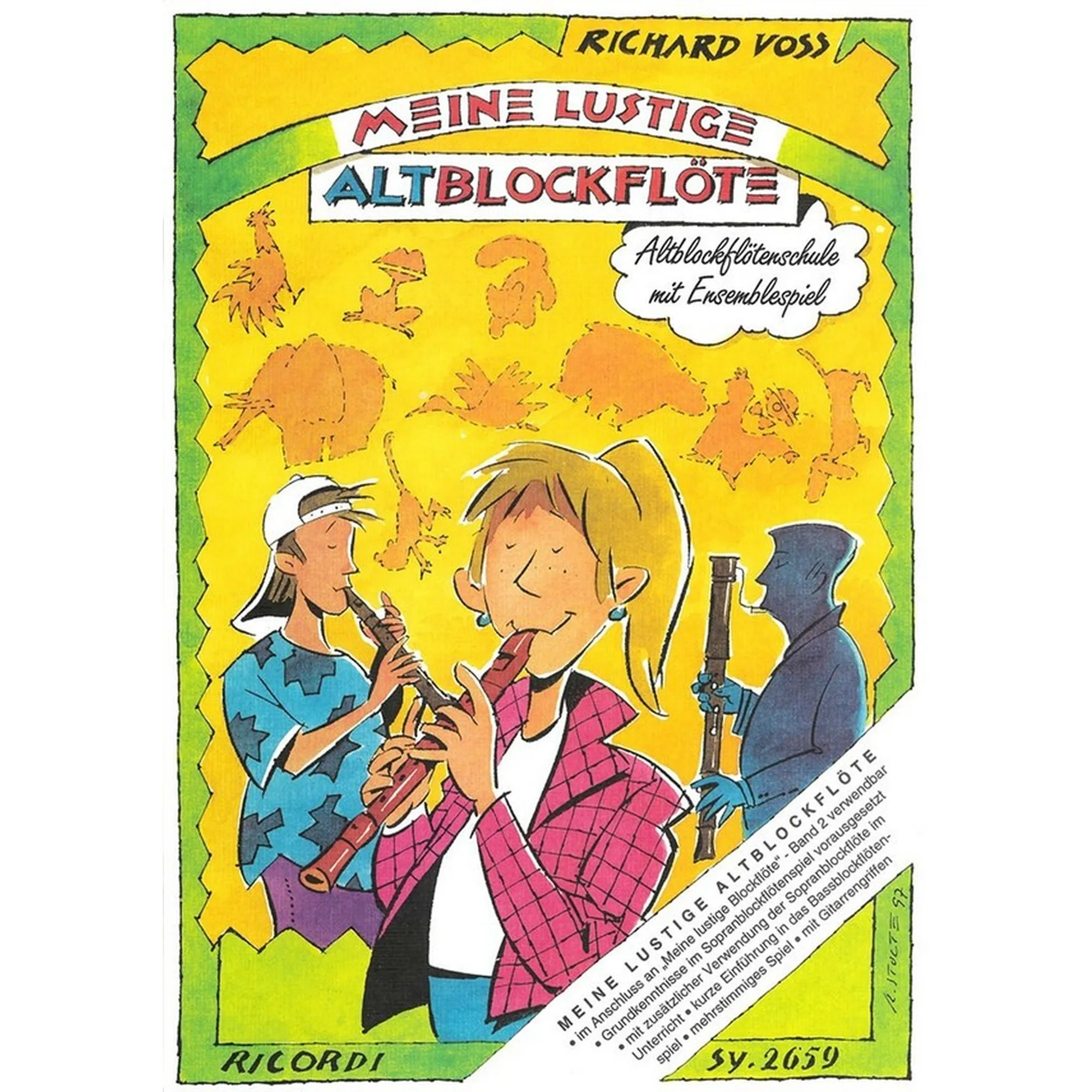 Vorderes Coverbild Meine lustige Altblockflöte