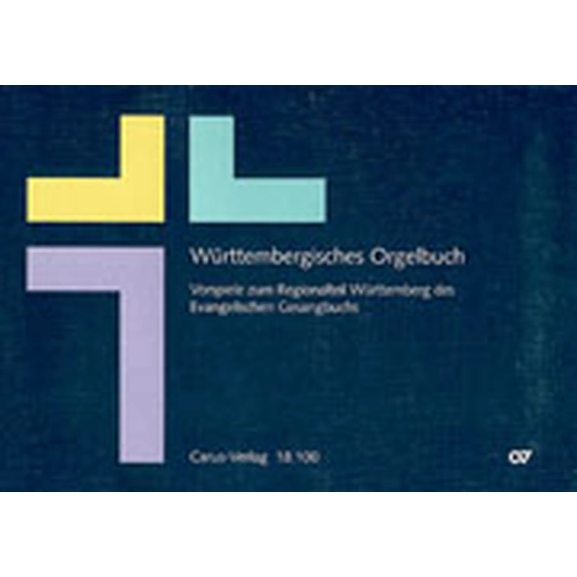 Vorderes Coverbild Württembergisches Orgelbuch