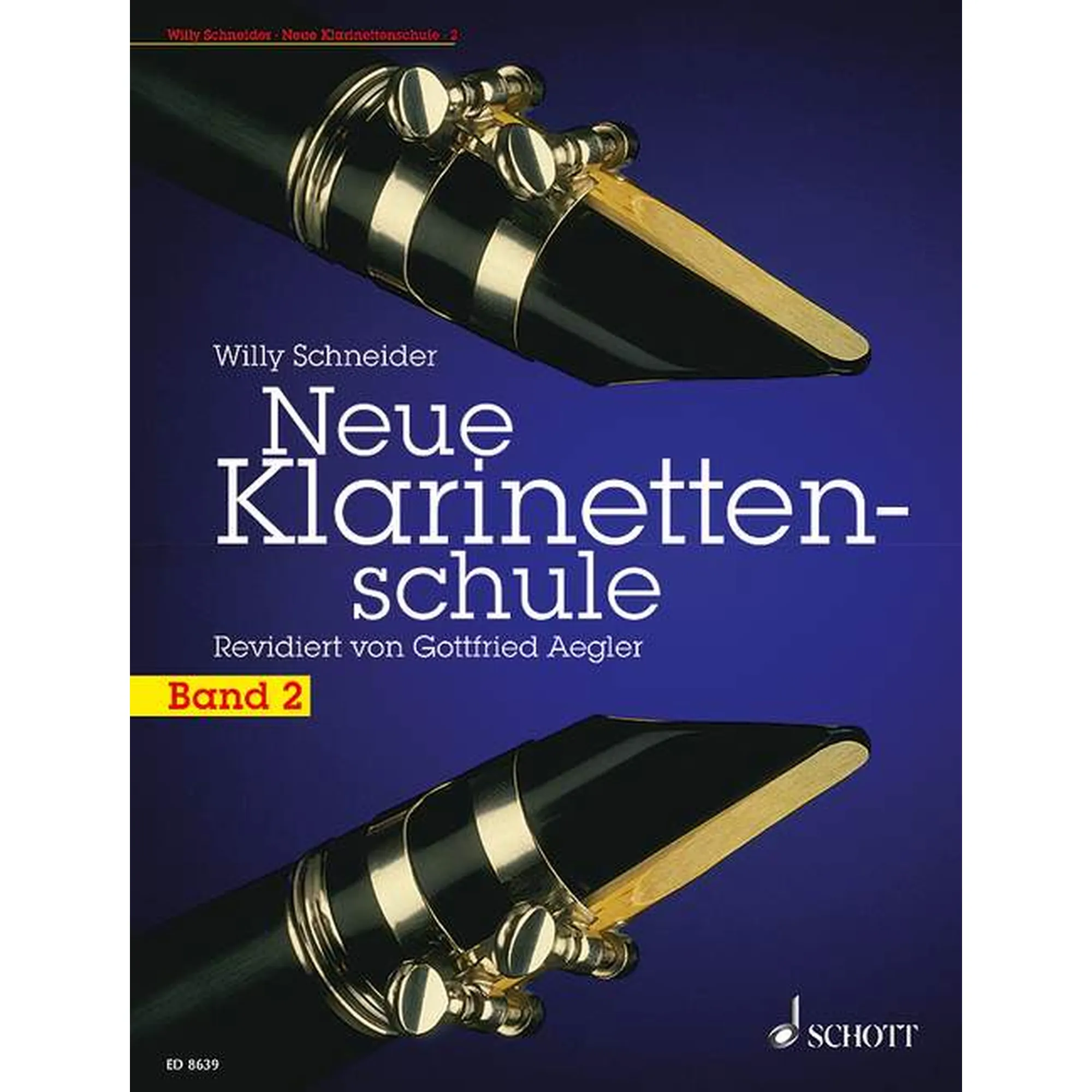 Vorderes Coverbild Neue Klarinettenschule 2