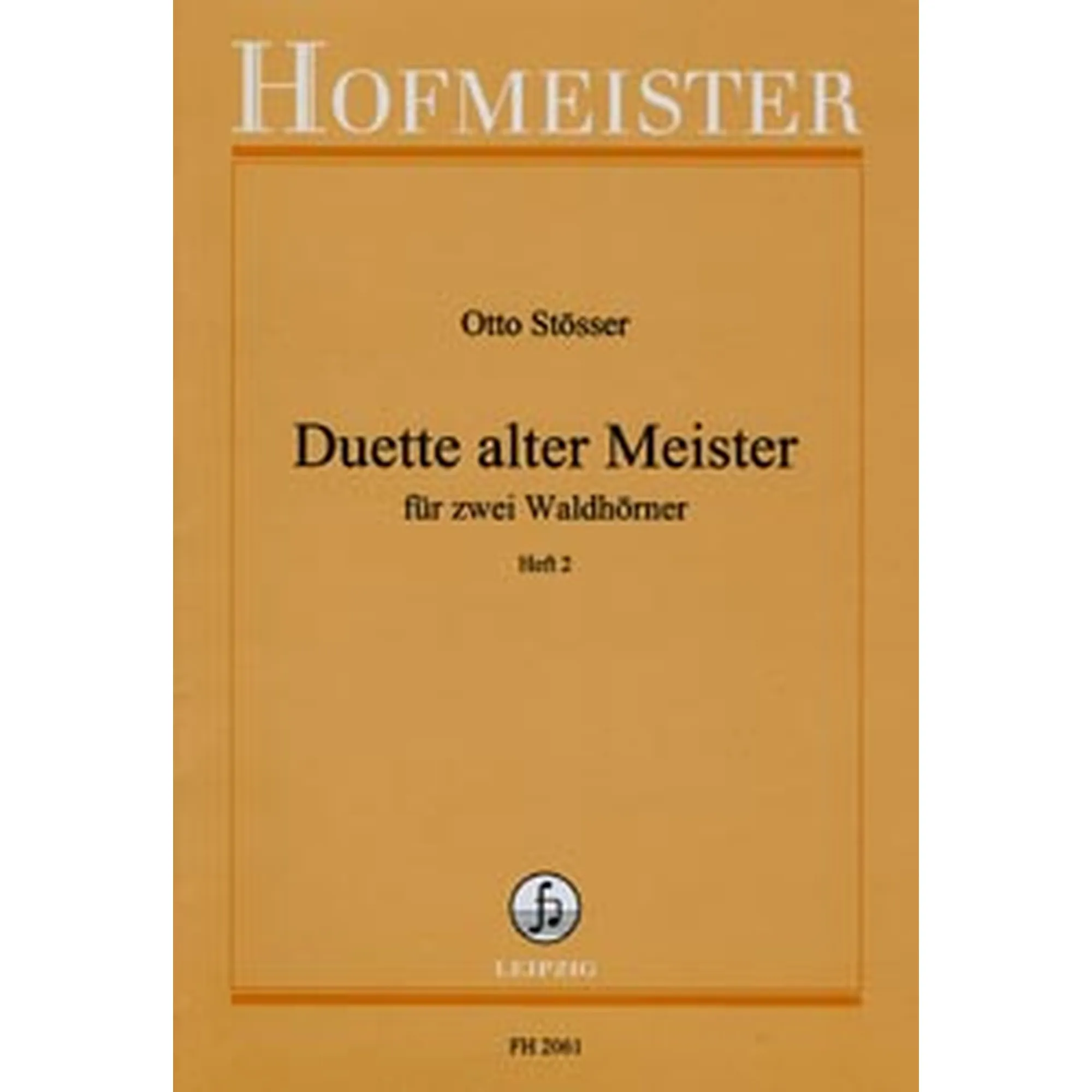 Vorderes Coverbild Horn-Duette alter Meister 2