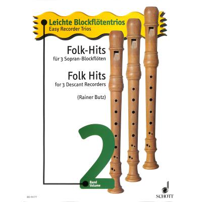 Vorderes Coverbild Folk-Hits Band 2