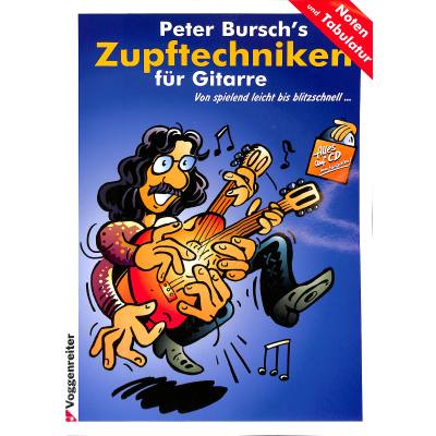 Vorderes Coverbild Zupftechniken für Gitarre