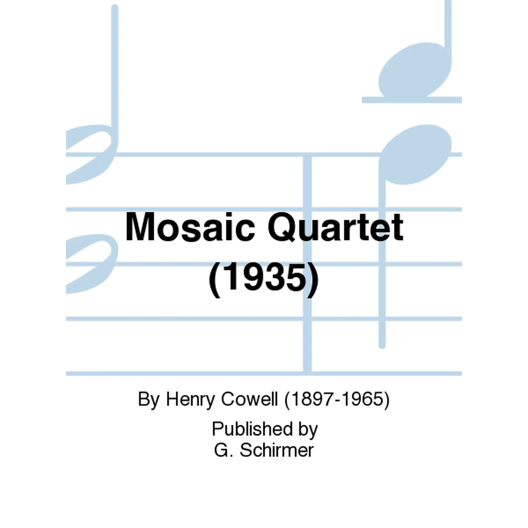 Vorderes Coverbild Mosaic Quartet