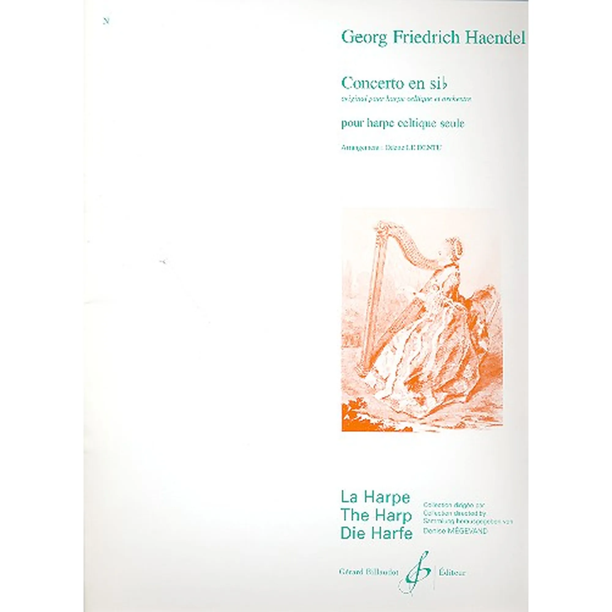 Vorderes Coverbild Concerto si bemol majeur pour harpe celtique