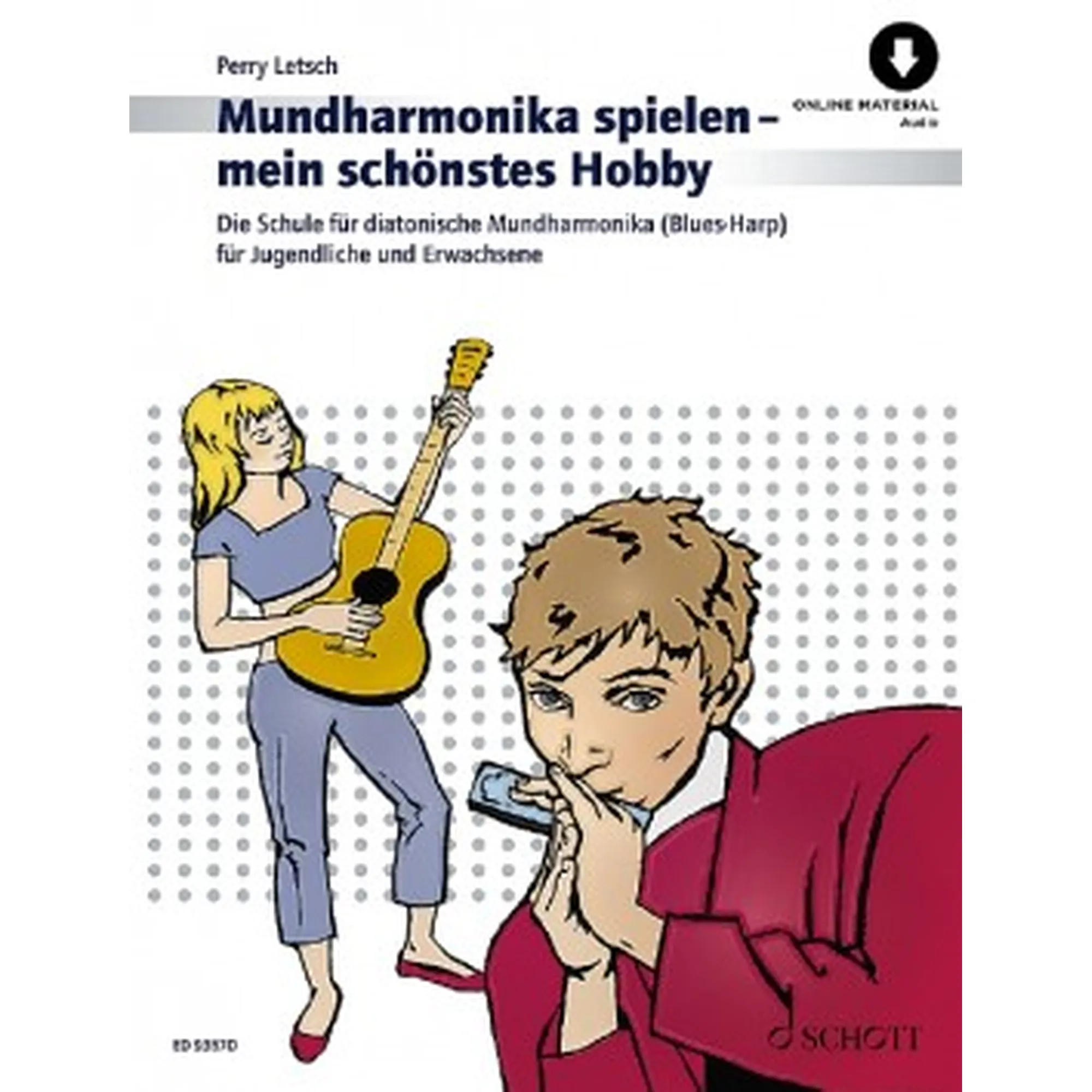 Vorderes Coverbild Mundharmonika spielen - Mein schönstes Hobby