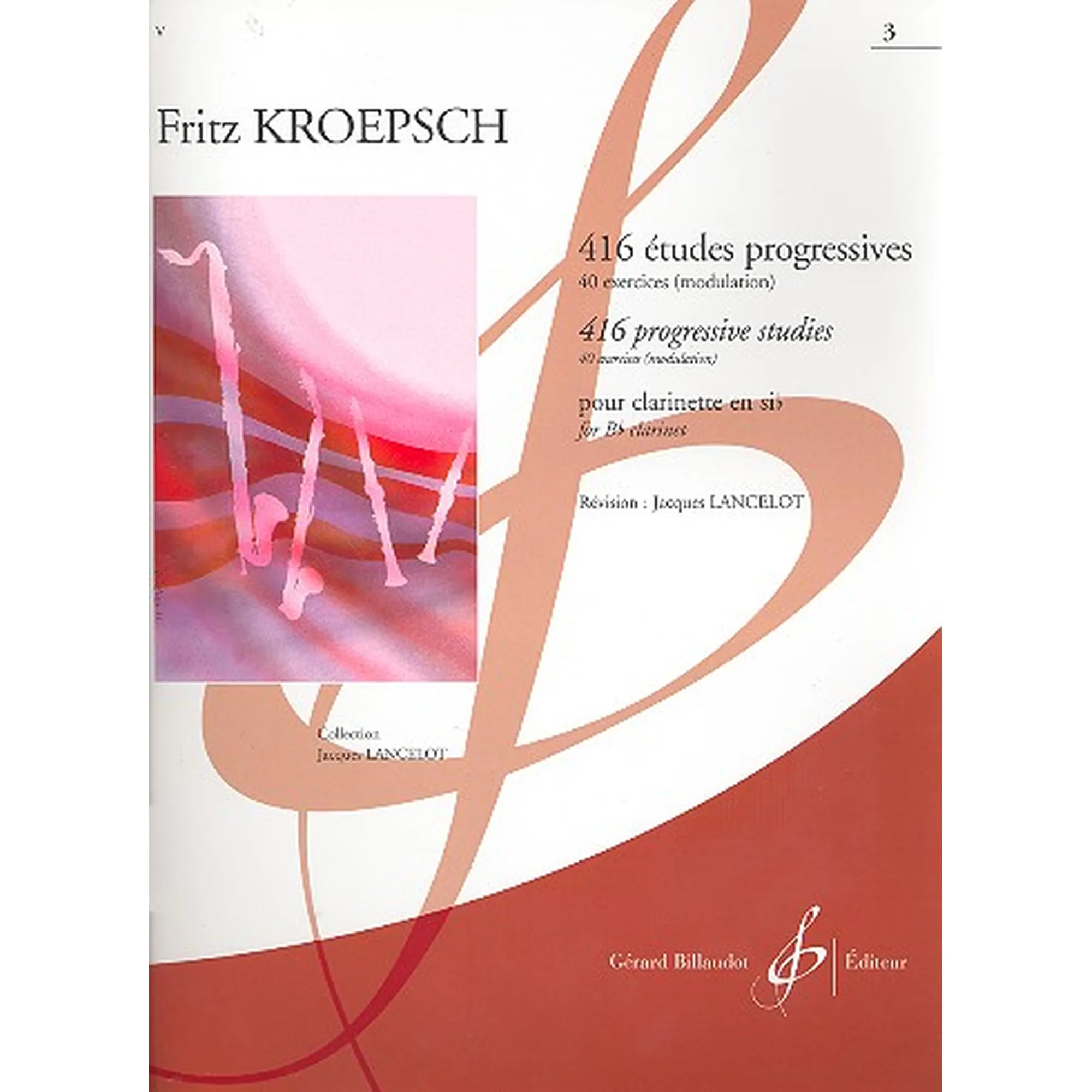 Vorderes Coverbild 416 Etudes Progressives 3