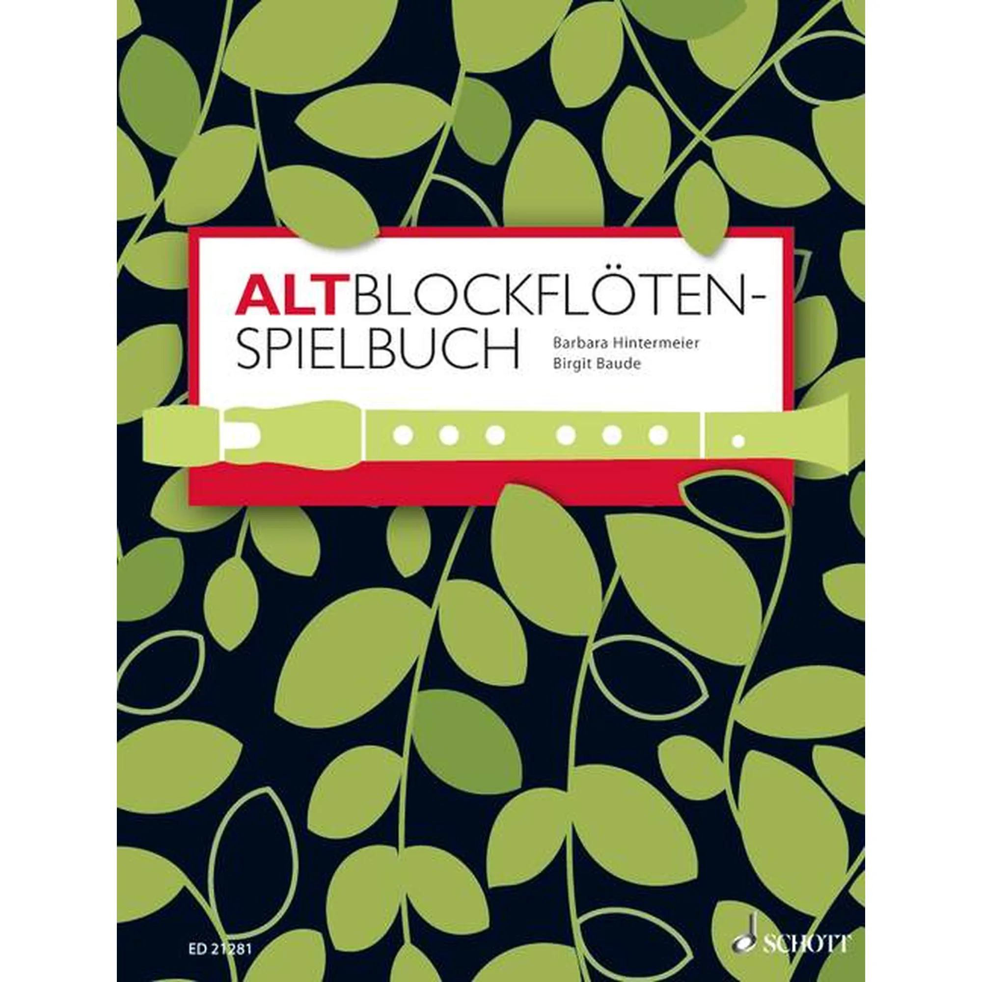 Vorderes Coverbild Altblockflöten Spielbuch