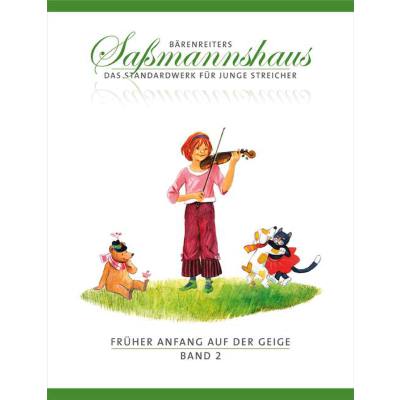 Vorderes Coverbild Sassmannshaus - Früher Anfang auf der Geige 2