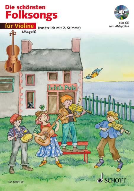 Vorderes Coverbild Die schönsten Folksongs