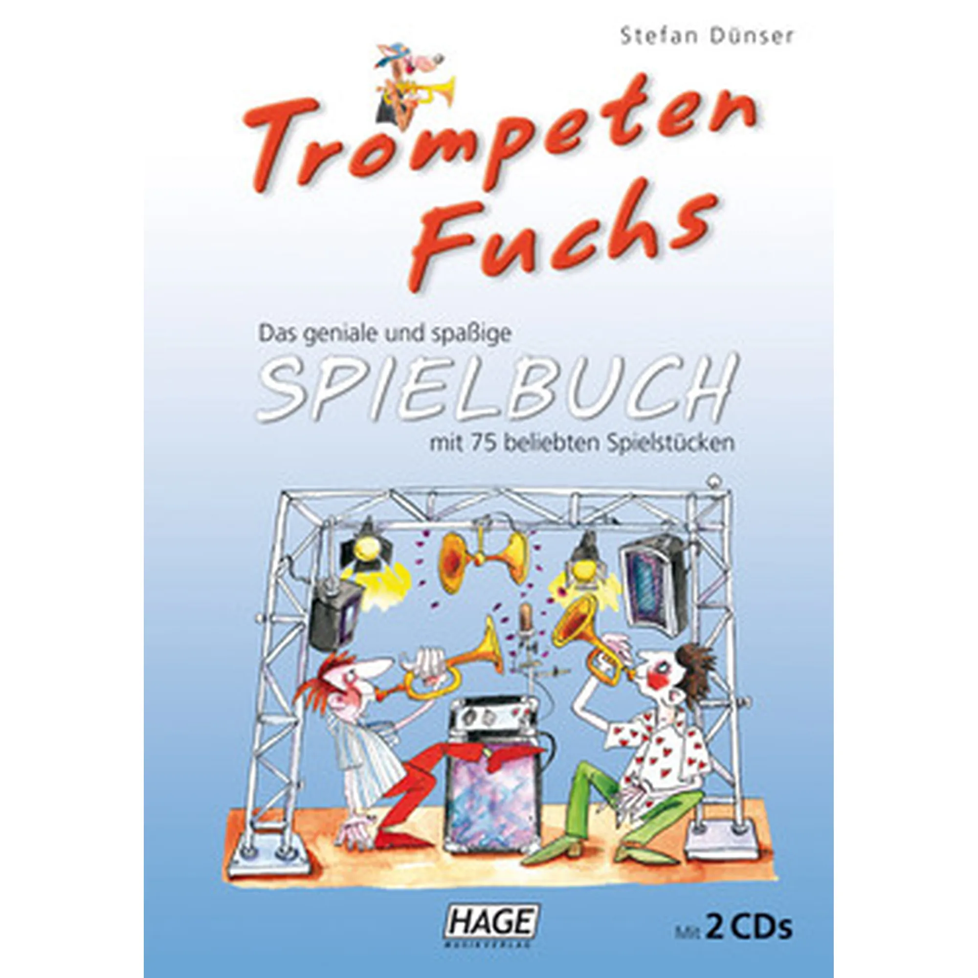 Vorderes Coverbild Trompetenfuchs Spielbuch