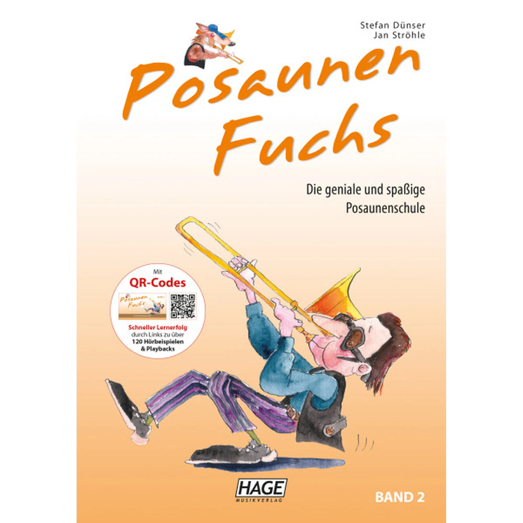 Vorderes Coverbild Posaunenfuchs Band 2