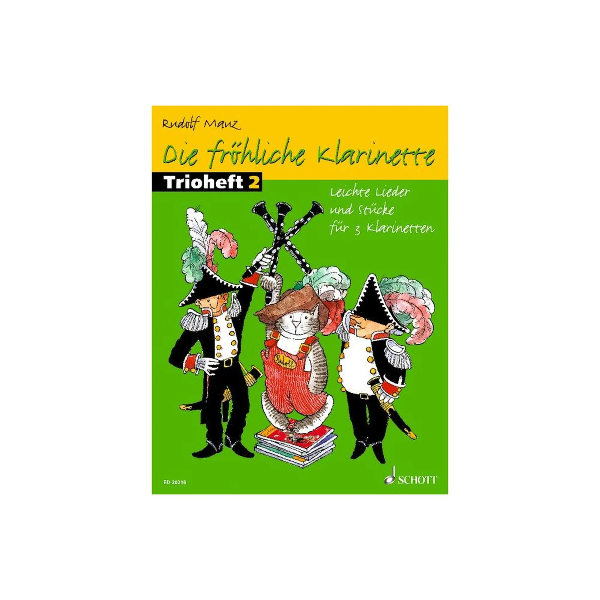 Vorderes Coverbild Die Fröhliche Klarinette - Trioheft 2