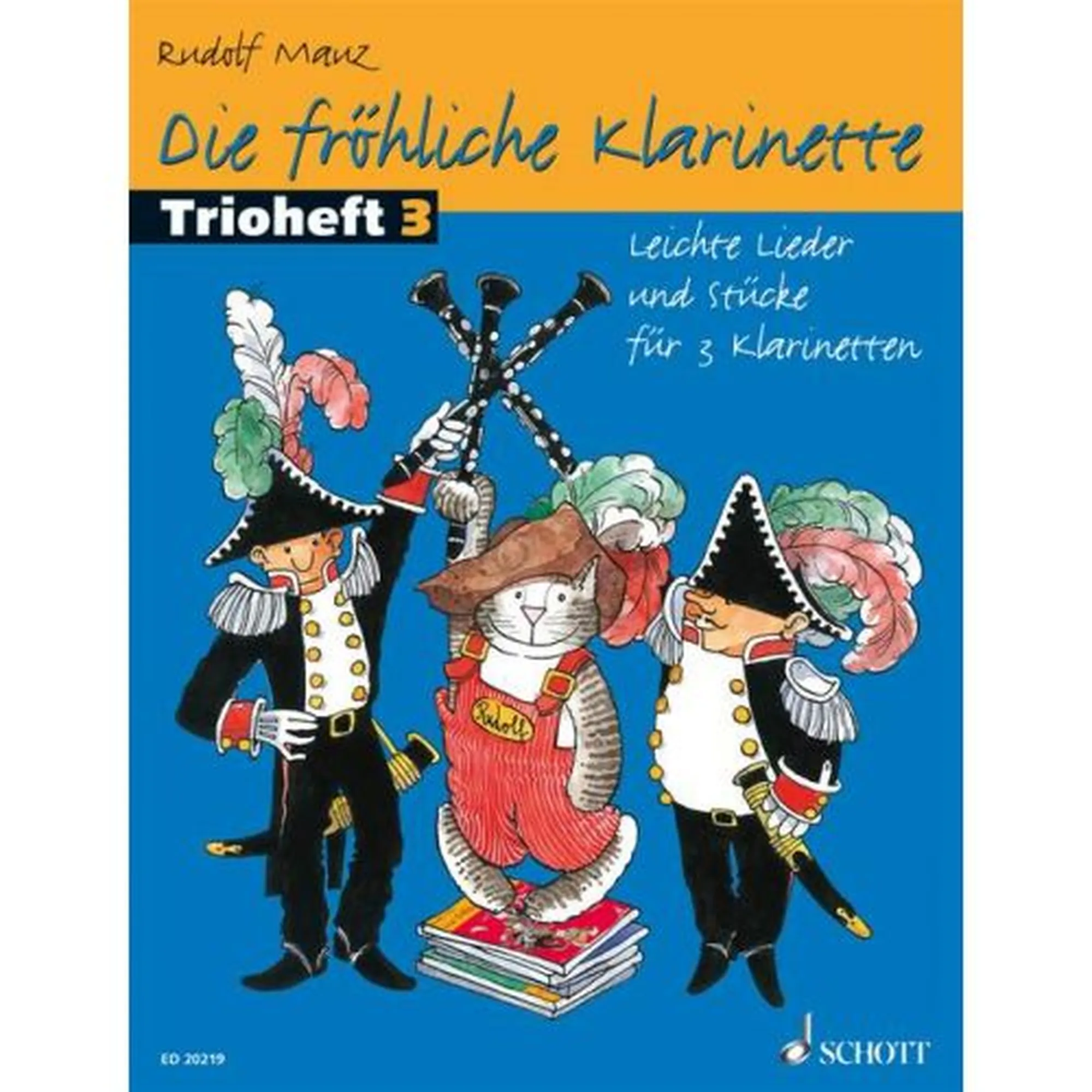 Vorderes Coverbild Die Fröhliche Klarinette - Trioheft 3