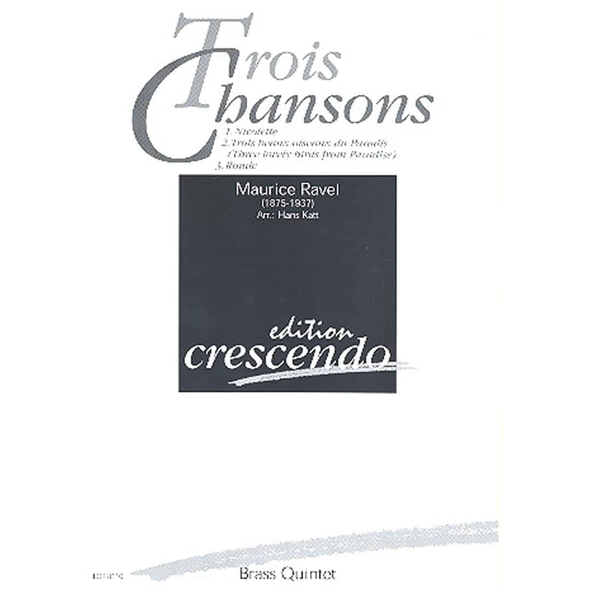 Vorderes Coverbild 3 Chansons - Antiquariat