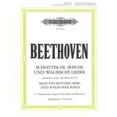 Vorderes Coverbild Schottische, irische & walisische Lieder aus op.108