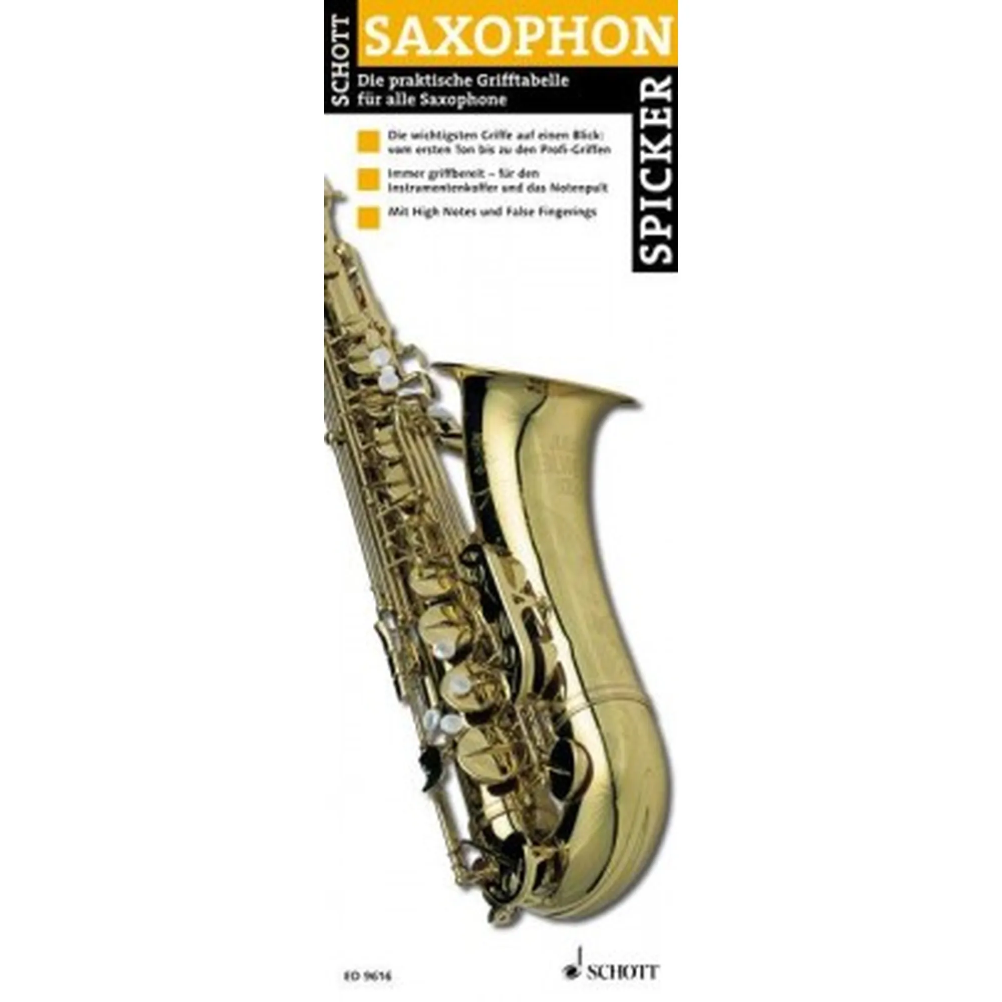 Vorderes Coverbild Saxophon Spicker