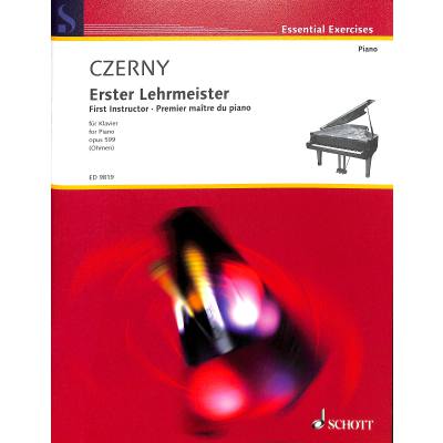 Vorderes Coverbild CZERNY Erster Lehrmeister op. 599