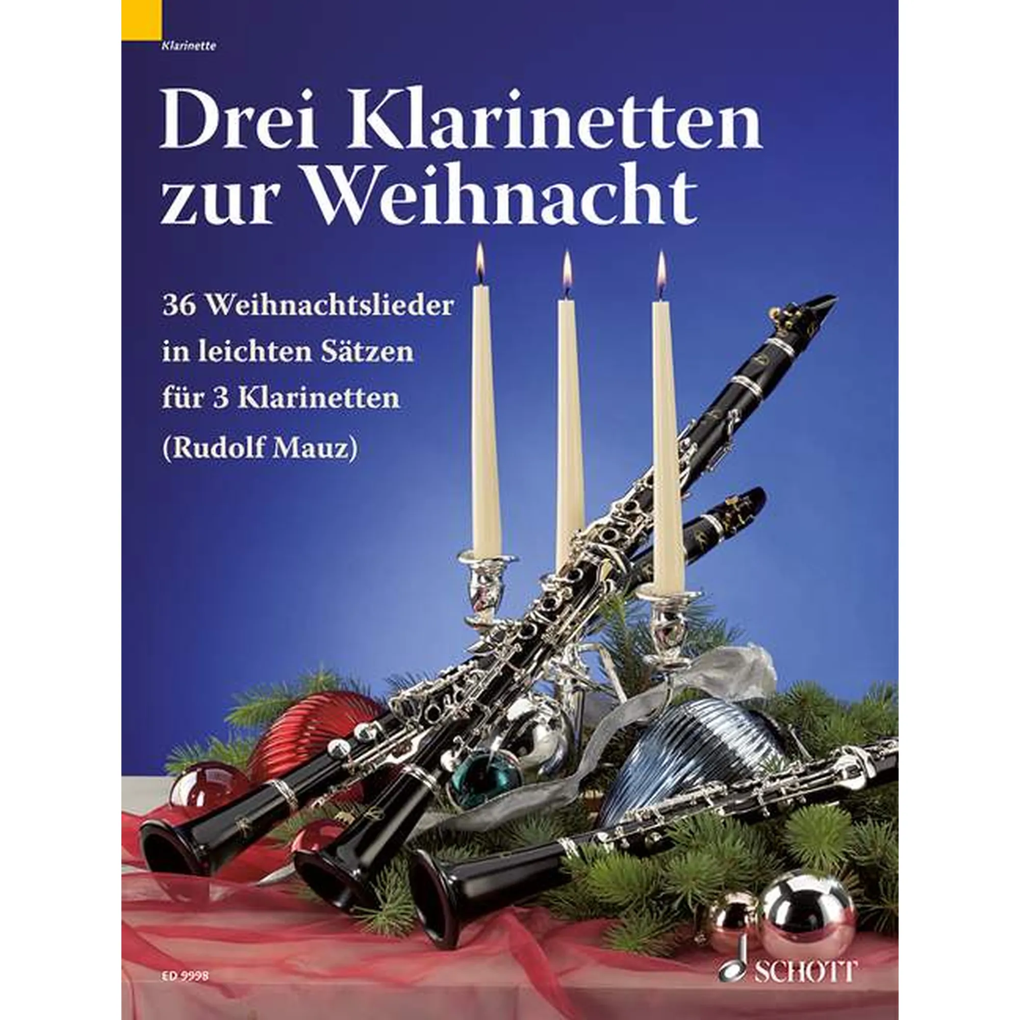 Vorderes Coverbild 3 Klarinetten zur Weihnacht