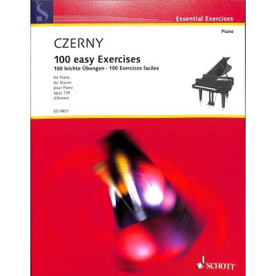 Vorderes Coverbild CZERNY 100 leichte Übungsstücke op 139