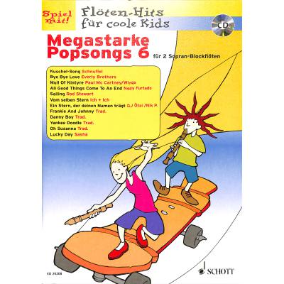 Vorderes Coverbild Megastarke Popsongs 6