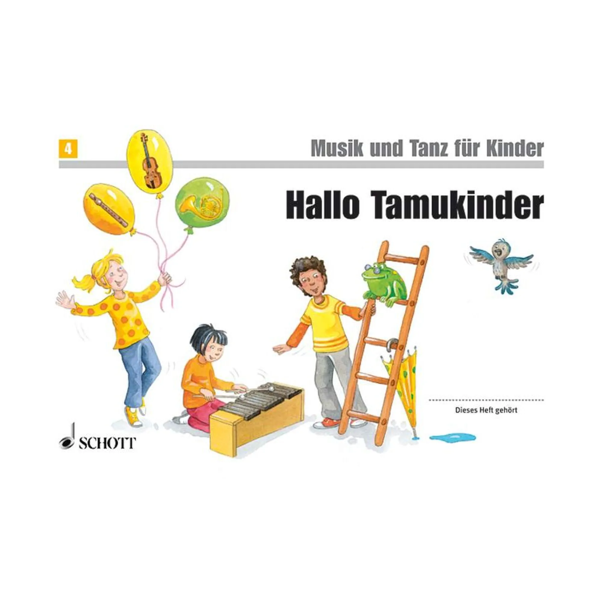 Vorderes Coverbild Hallo Tamukinder - Musik und Tanz für Kinder 4
