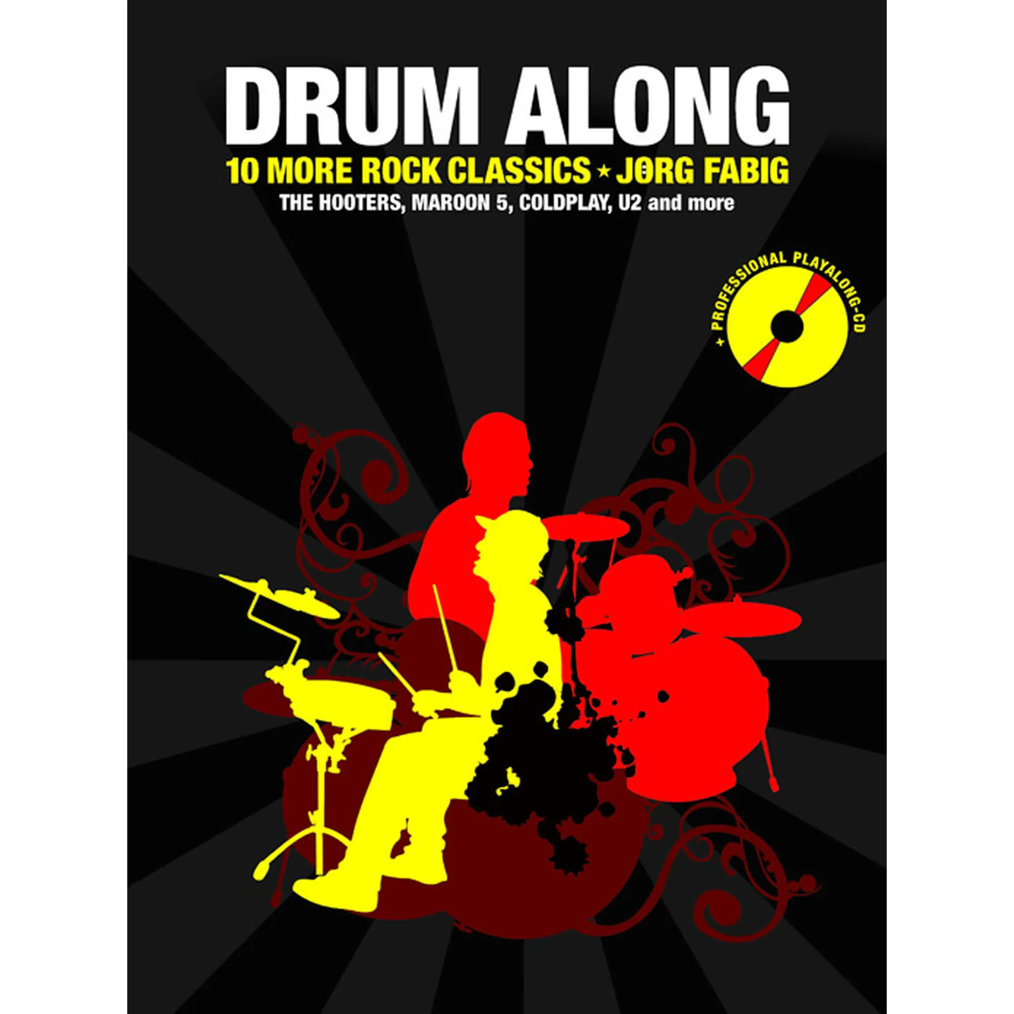 Vorderes Coverbild Drum along 2 - 10 more Rock Classics