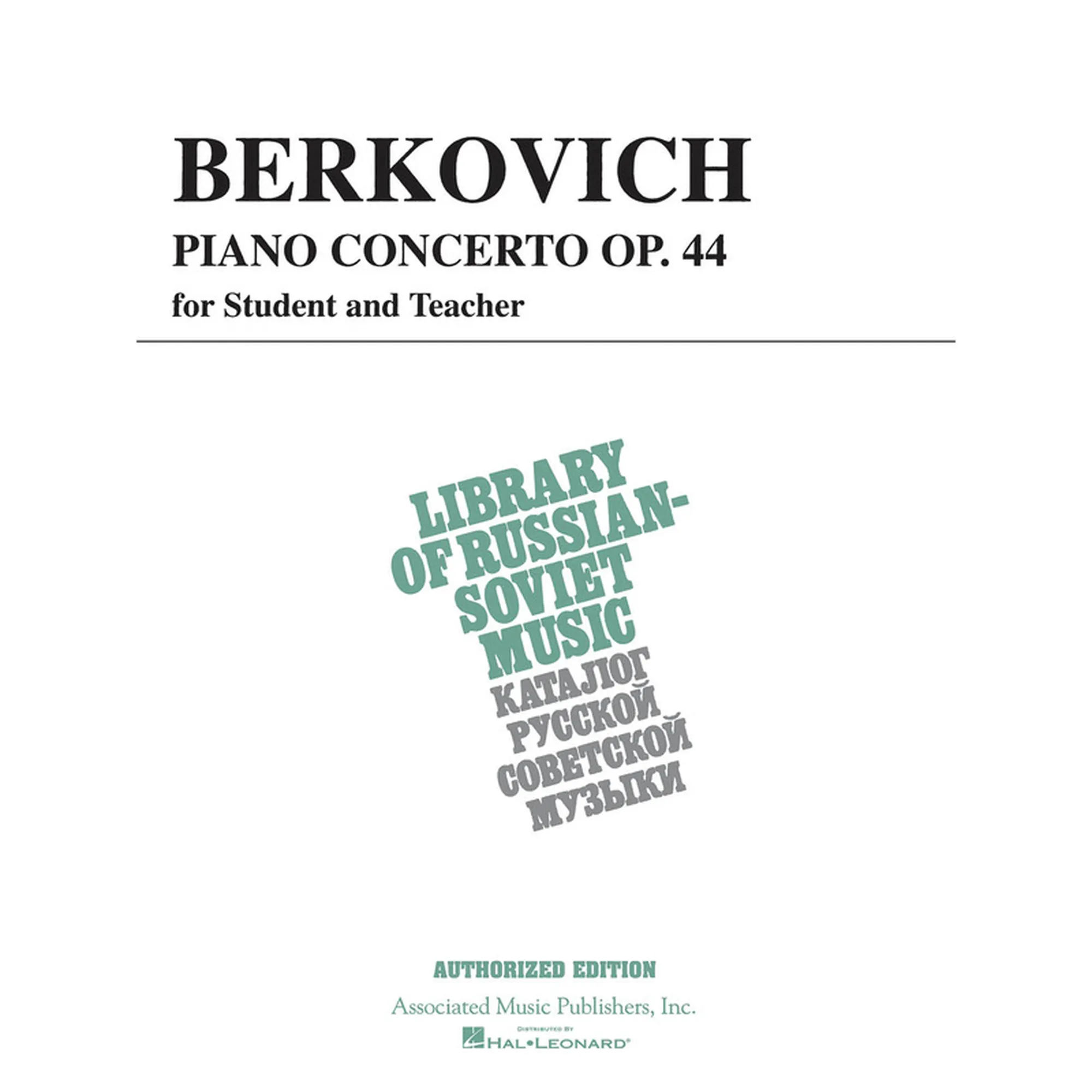 Vorderes Coverbild Piano Concerto op.44