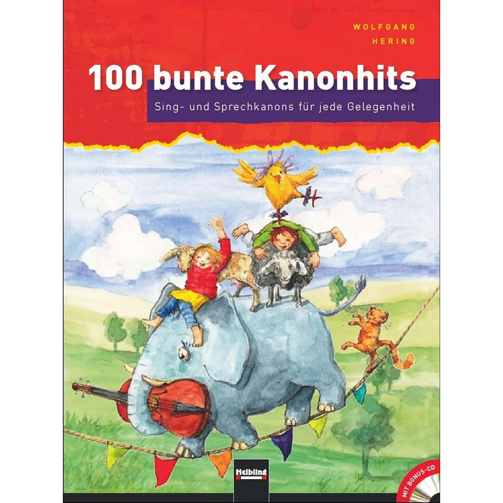 Vorderes Coverbild 100 bunte Kanonhits