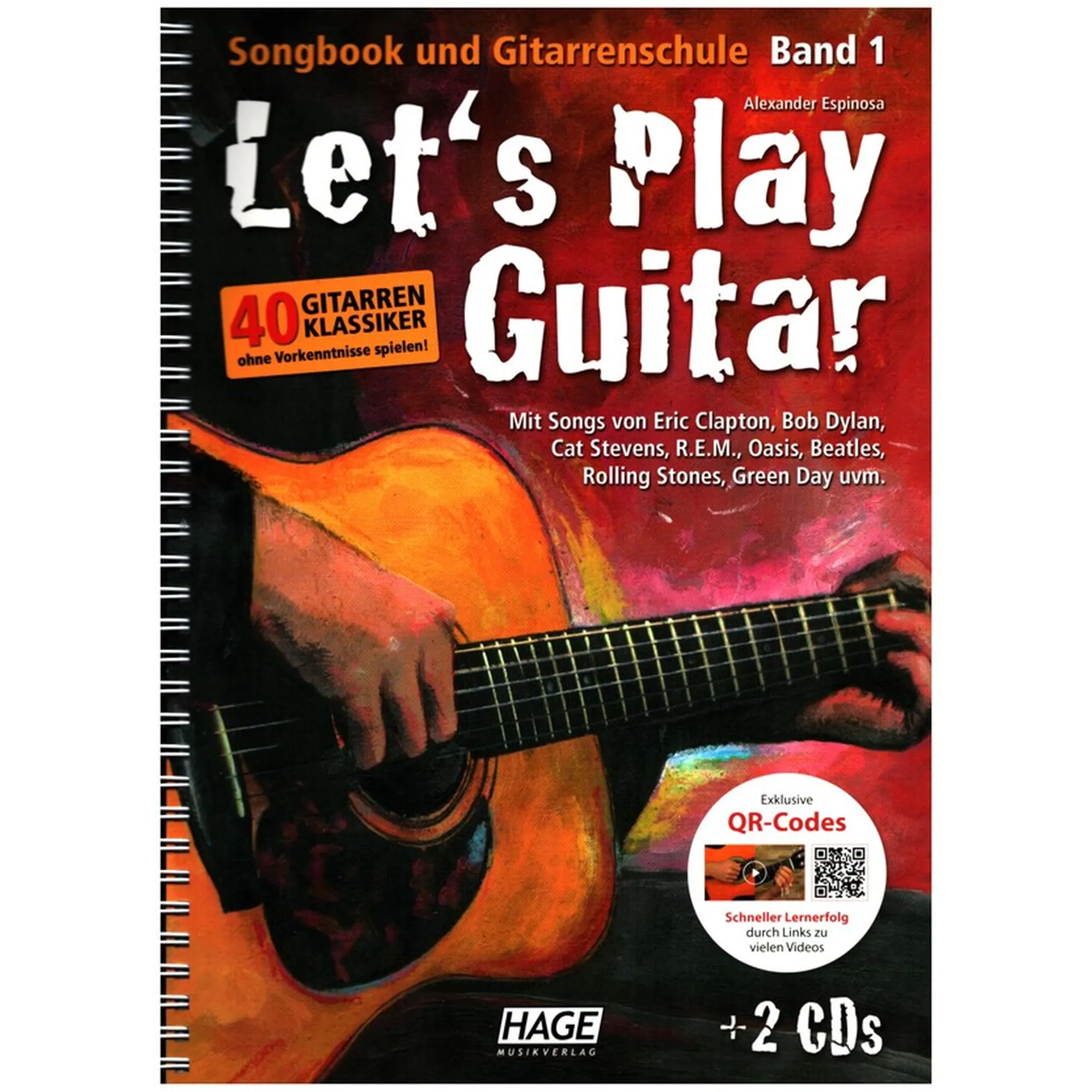 Vorderes Coverbild Let´s play Guitar 1