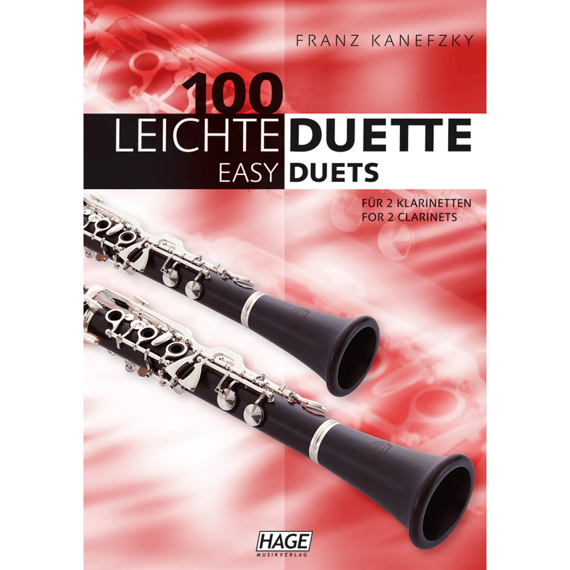 Vorderes Coverbild 100 leichte Duette - Klarinette