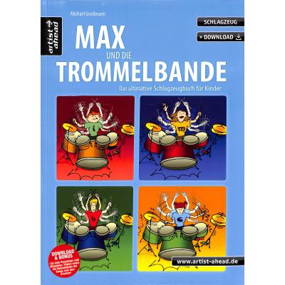 Vorderes Coverbild Max und die Trommelbande
