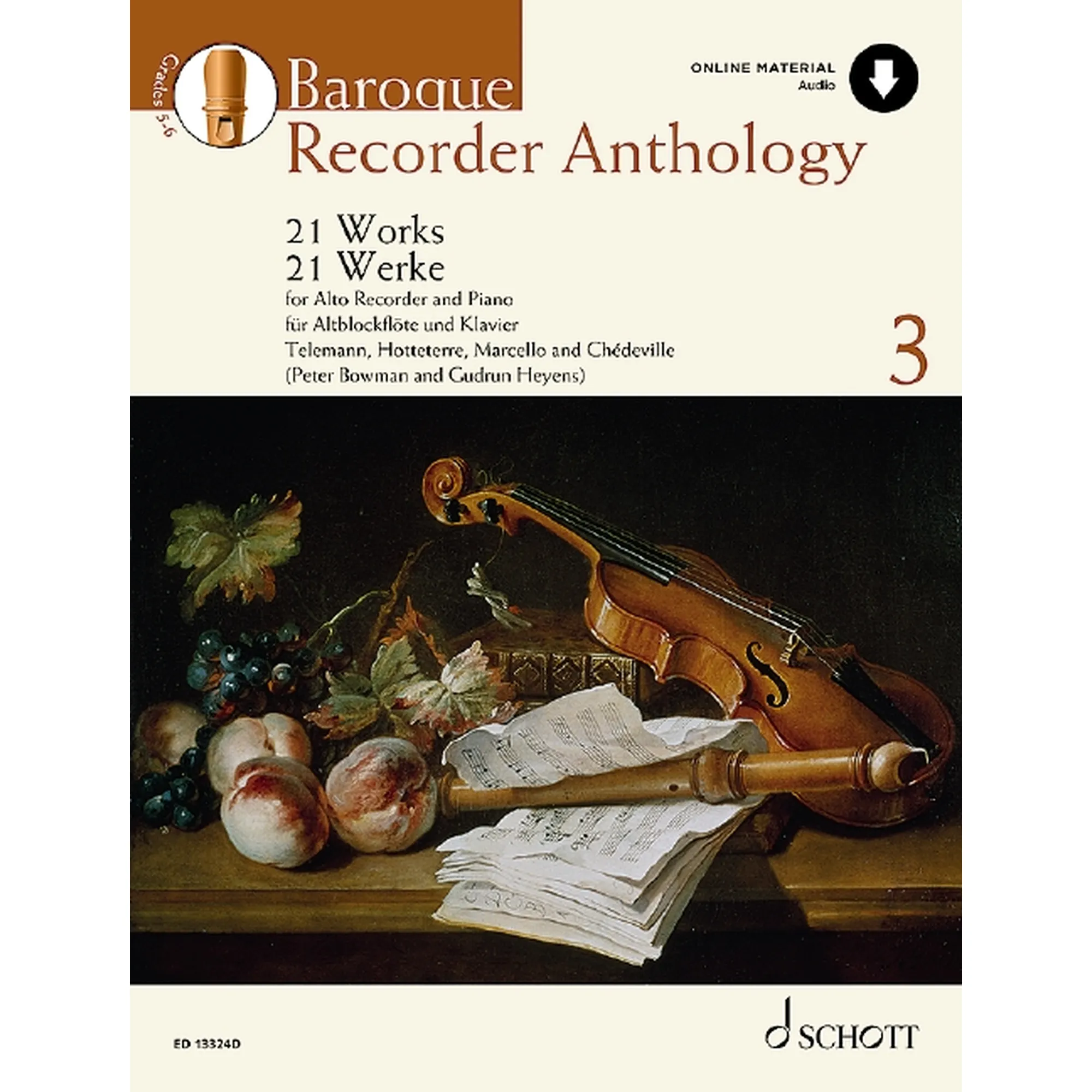 Vorderes Coverbild Baroque Recorder Antology 3
